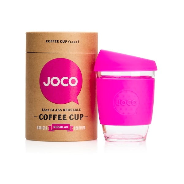 Eko hrnček na kávu Joco Cup 340 ml, ružový