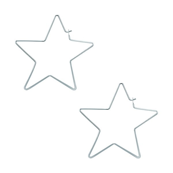 Dámske náušnice striebornej farby Tassioni Runaway Stars