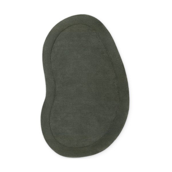 Tmavozelený ručne tkaný koberec s prímesou vlny 125x200 cm Kari Organic – Villeroy&Boch