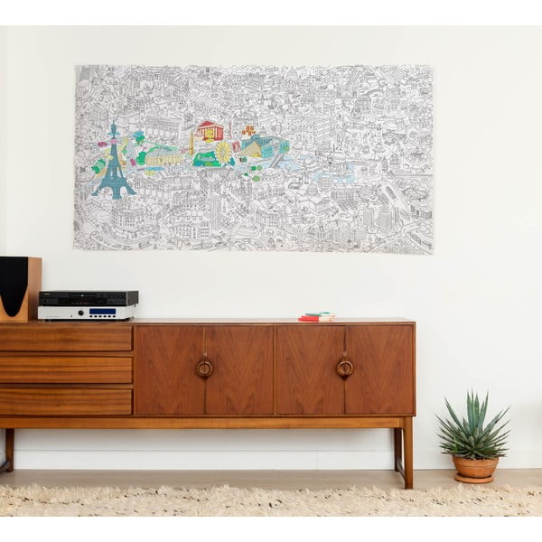 Maľovanka OMY Paris XXL (180x100 cm)