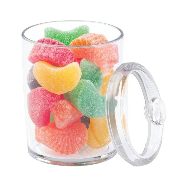 Transparentná úložná dóza iDesign Canister, ⌀ 7,4 cm-image-1