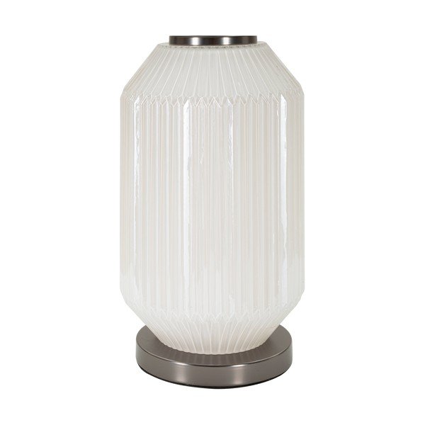 Sivá stolná lampa s textilným tienidlom (výška 65 cm) Brighty – Mauro Ferretti-image-3