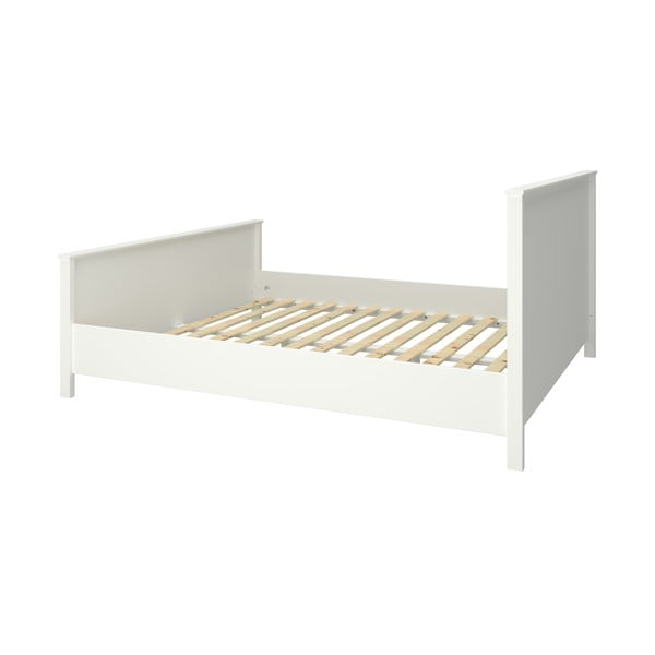 Biela dvojlôžková posteľ 180x200 cm Tromsö - Tvilum-image-3