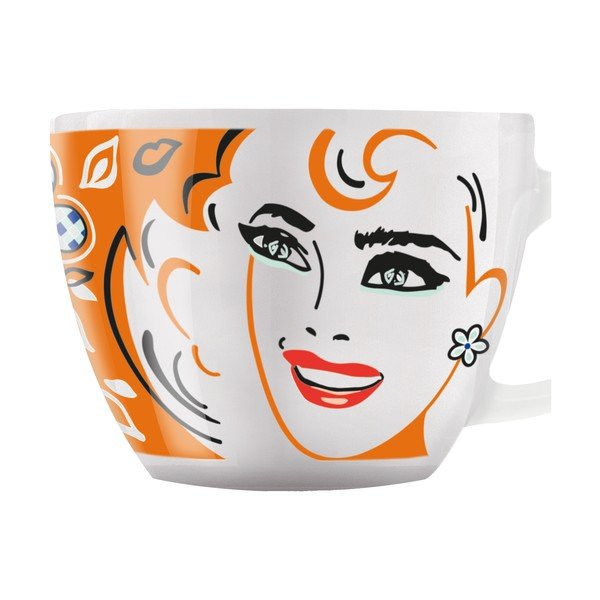 Set porcelánovej šálky a tanierika na espresso Ritzenhoff Michal Shalev, 8 cl-image-1