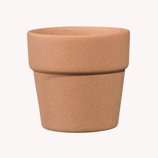 Oranžový keramický kvetináč Big pots Lima, ø 10 cm