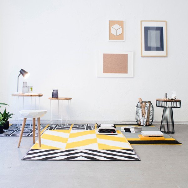 Koberec vhodný do e×teriéru HF Living Bee, 60 × 100 cm-image-1
