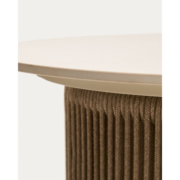 Kovový okrúhly záhradný stolík ø 55 cm Orosei – Kave Home-image-3