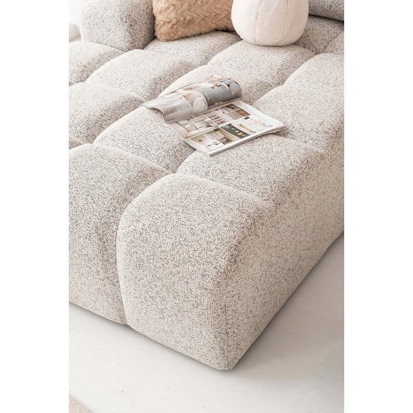 Béžová rozkladacia modulárna rohová pohovka s úložným priestorom (ľavý roh) Lulu – Miuform-image-3