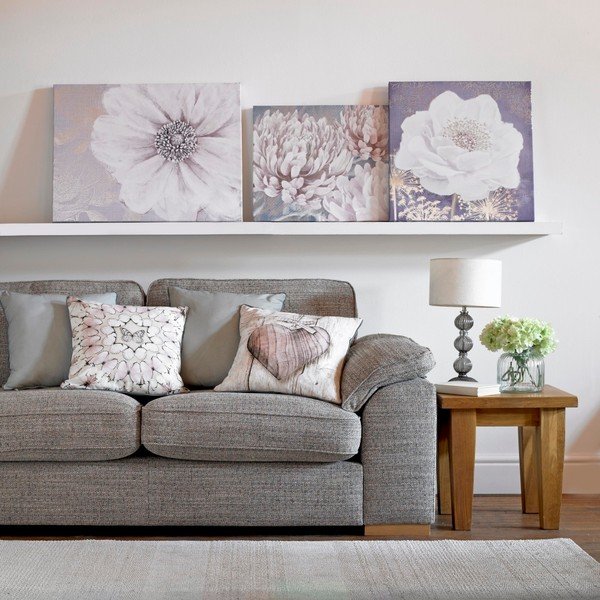 Obraz Graham & Brown Grey Bloom, 80 × 60 cm-image-1