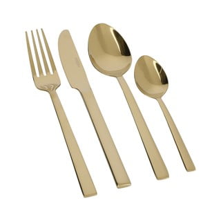 Nerezový príbor v súprave 16 ks v zlatej farbe Mikasa Diseno - Kitchen Craft