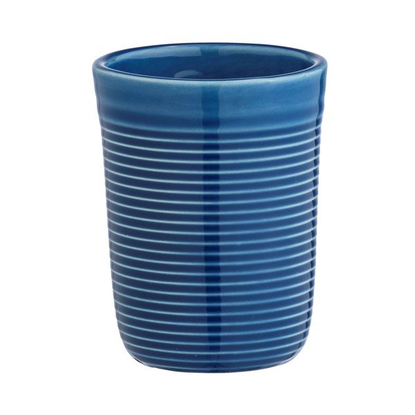 Modrý keramický pohárik na kefky Wenko Súprava-image-1