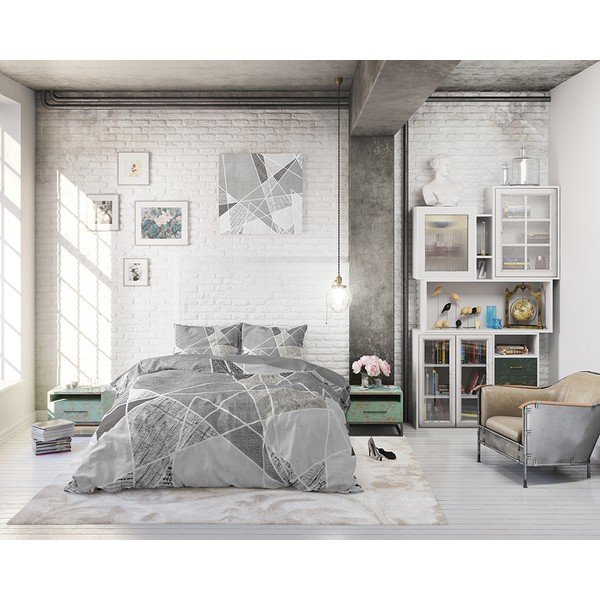 Bavlnené obliečky na dvojlôžko Pure Cotton Furtrix, 200 x 200/220 cm-image-3