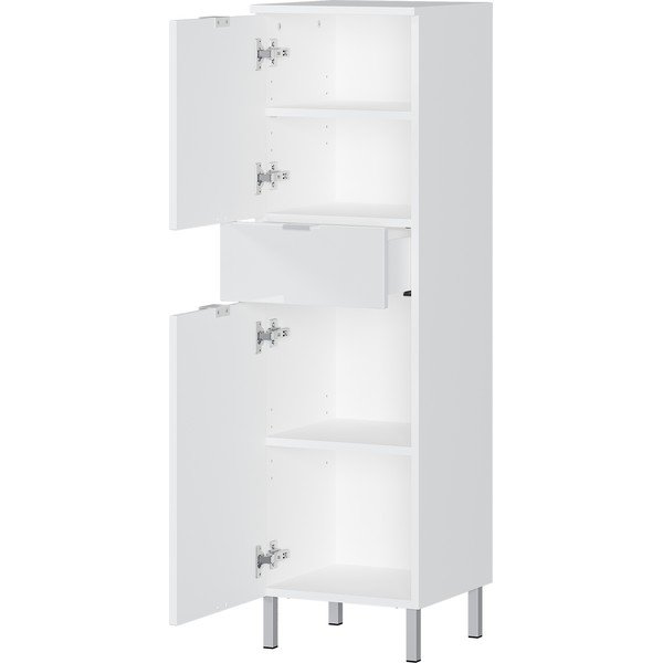 Biela skrinka Germania Mauresaa, výška 120 cm-image-2