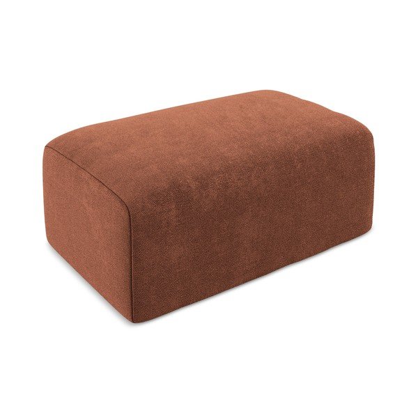 Ženilková podnožka v terakotovej farbe Kona – Makamii-image-2