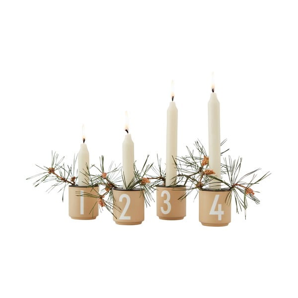 Súprava 4 hrnčekov z imitácie porcelánu Design Letters, 0,5 l-image-2