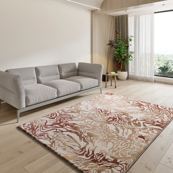 Béžový/v terakotovej farbe koberec 160x230 cm Astra – Universal-image-1