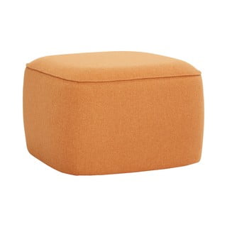 Oranžový puf Hübsch Cube