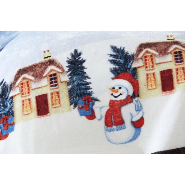 Deka s vianočným motívom s prímesou bavlny 150x200 cm – Mila Home-image-2