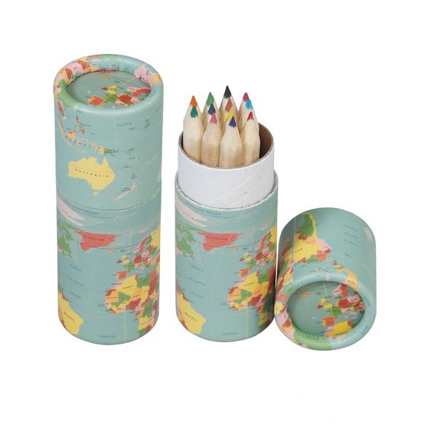 Sada 12 pasteliek Rex London World Map-image-2