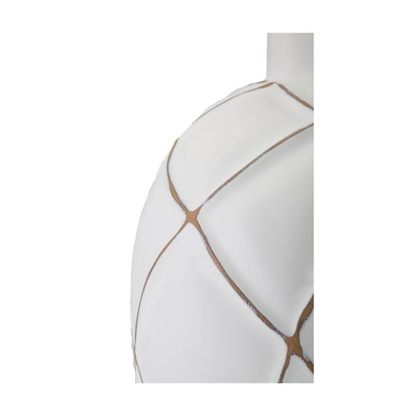 Stolová lampa s textilným tienidlom v bielo-krémovej farbe (výška 60 cm) Lines – Mauro Ferretti-image-3