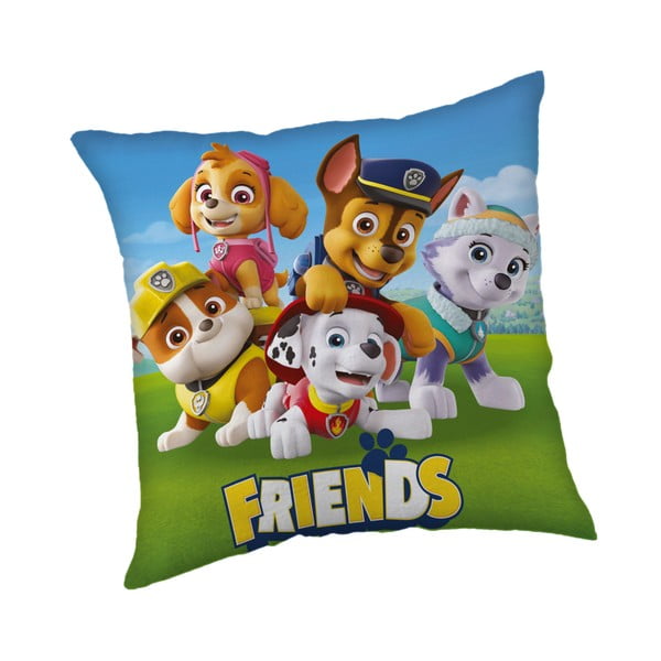 Detský vankúšik 40x40 cm Paw Patrol "Friends" – Jerry Fabrics