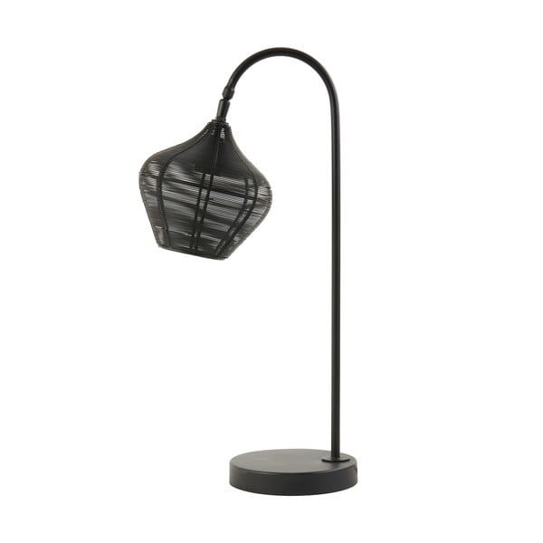 Čierna stolová lampa (výška 61 cm) Alvaro - Light & Living