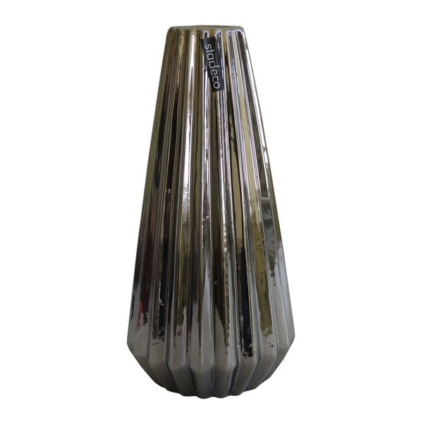 Strieborná váza Shine, 25 cm