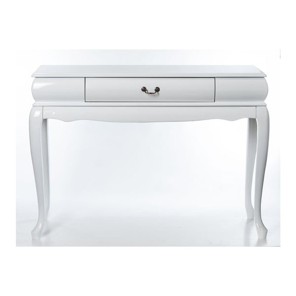 Konzolový stolík Camber White, 113x41x81 cm