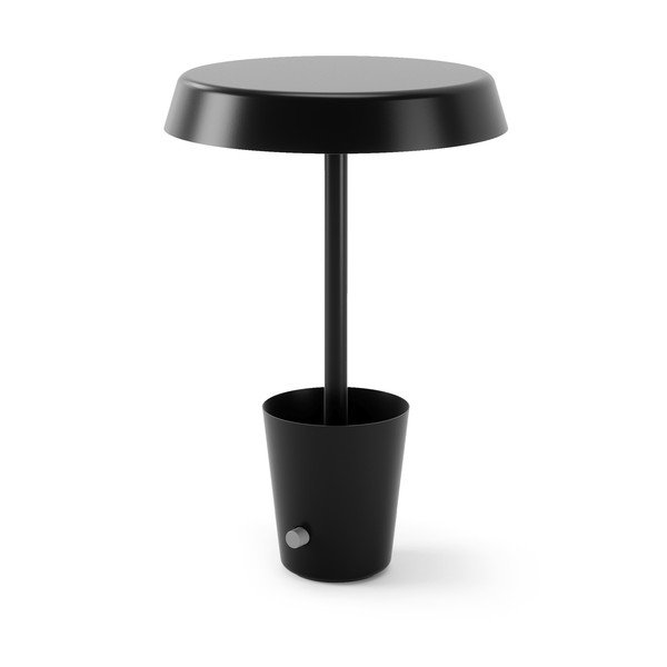 Matne čierna LED stolová lampa (výška  31 cm) Cup – Umbra-image-3