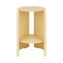 Oceľový okrúhly odkladací stolík ø 32 cm Wa – noo.ma