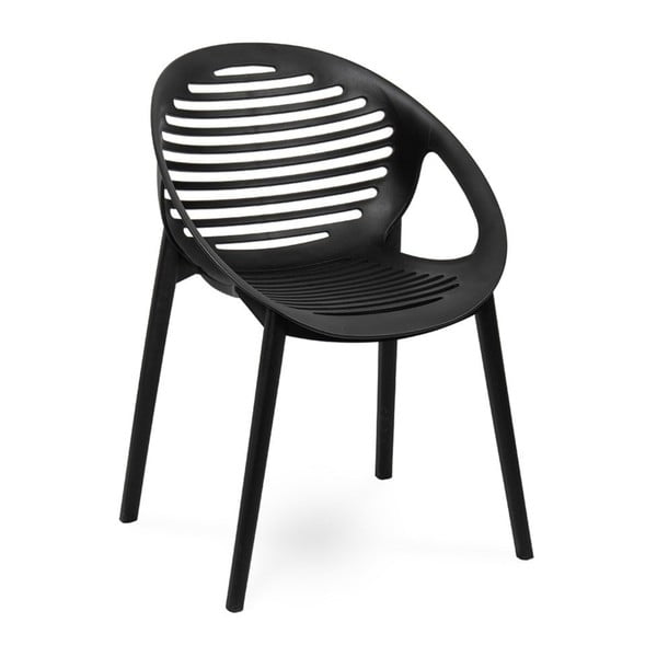 Čierne záhradné kreslo Bonami Essentials Joanna