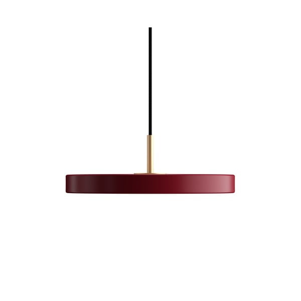 Červené LED závesné svietidlo s kovovým tienidlom ø 31 cm Asteria Mini – UMAGE-image-3