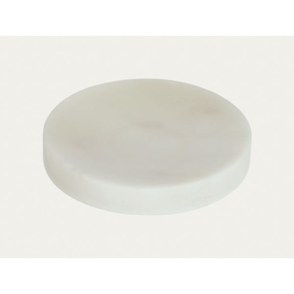 Biela mramorová nádobka na mydlo Elenei – Kave Home-image-3