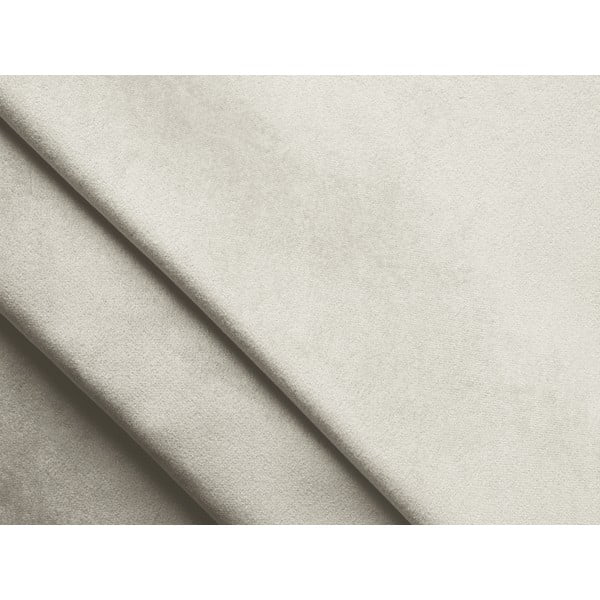 Krémovobiela čalúnená dvojlôžková posteľ s roštom 140x200 cm Akela – Makamii-image-4