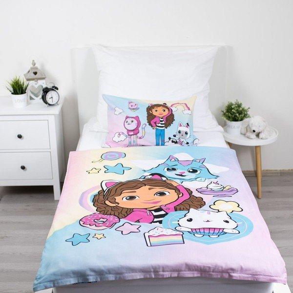 Bavlnená detská obliečka do postieľky 100x135 cm Gabby's Dollhouse "Sugar Dream" – Jerry Fabrics-image-1
