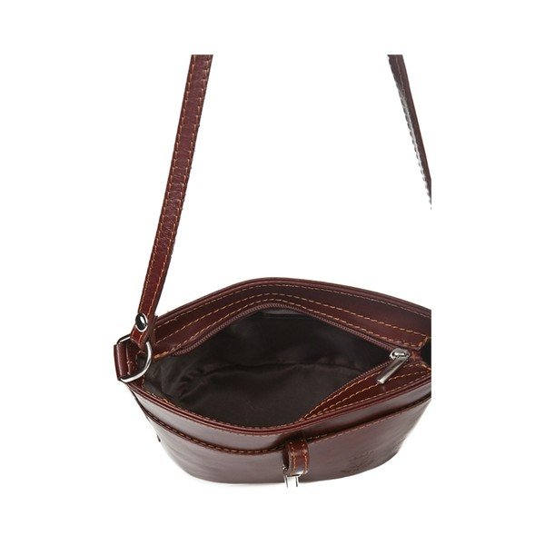 Hnedá kožená kabelka Markes Cruha-image-2