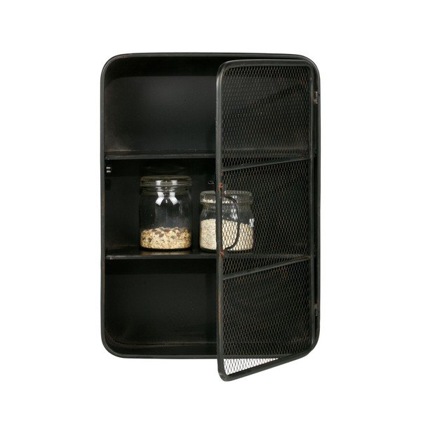 Čierna nástenná skrinka De Eekhoorn Nova-image-1