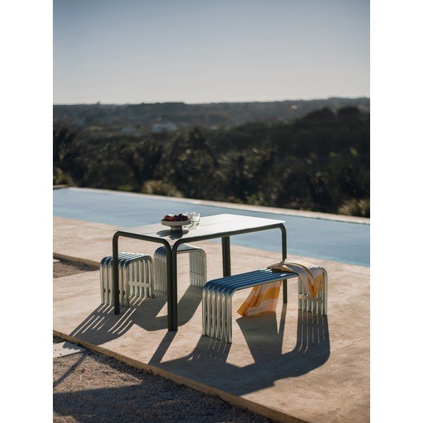 Kovová záhradná stolička v striebornej farbe Nokk – noo.ma-image-4