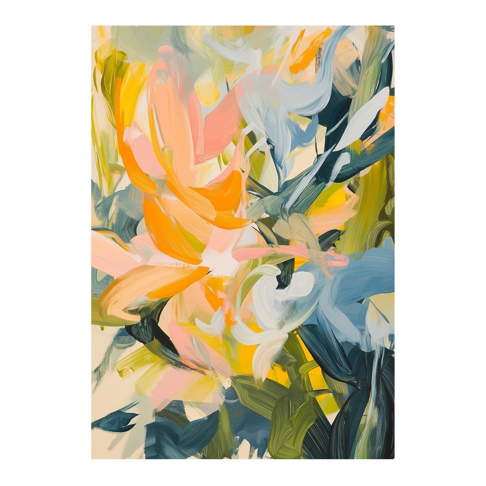 E-shop Tlačený obraz na plátne 70x100 cm Floral Gust – Styler