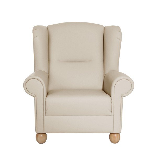 Béžové kreslo ušiak Max Winzer Monarch Beige-image-3