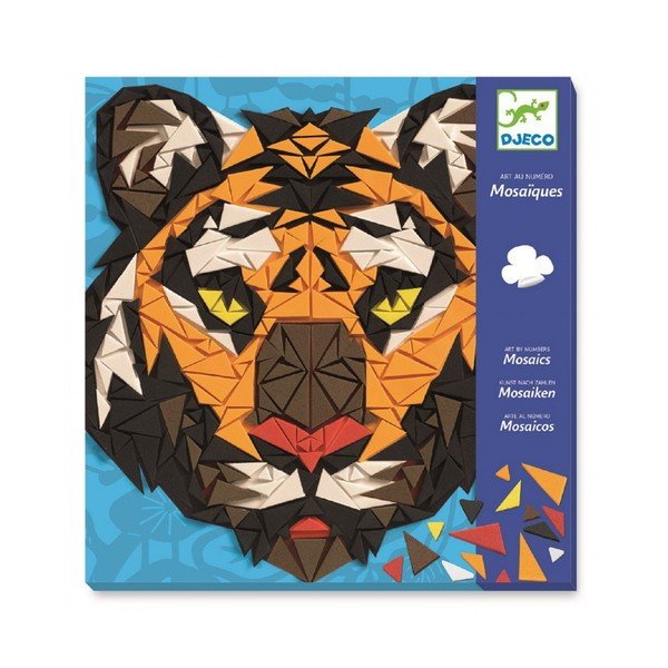 Set na výrobu 2 mozaík Djeco ZOO-image-2