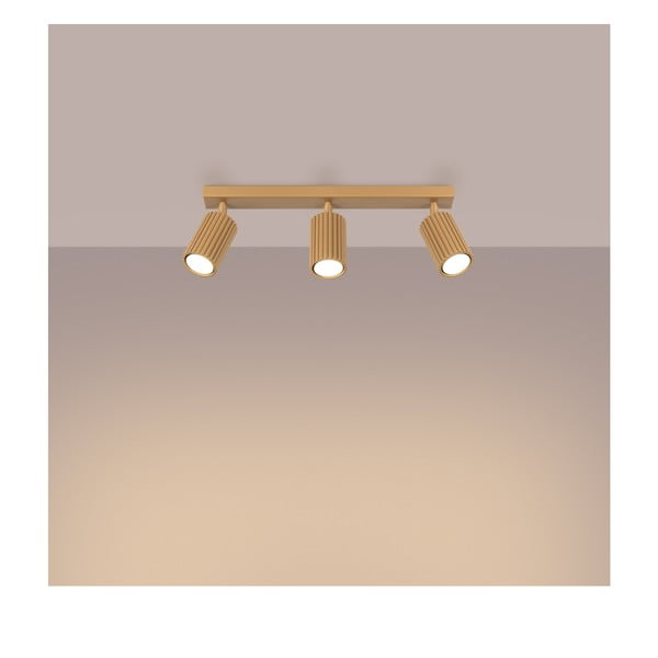 Bodové svietidlo v zlatej farbe 6,5x45 cm Gleam – Sollux-image-2