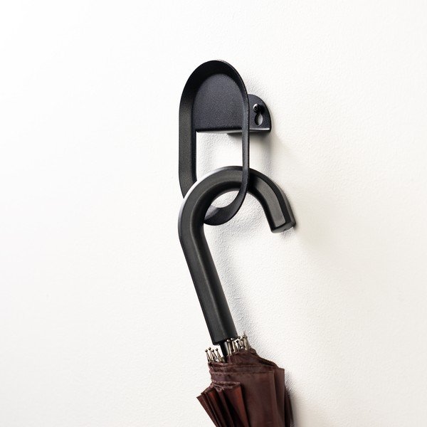 Čierny nástenný oceľový háčik Coucou – Spinder Design-image-2