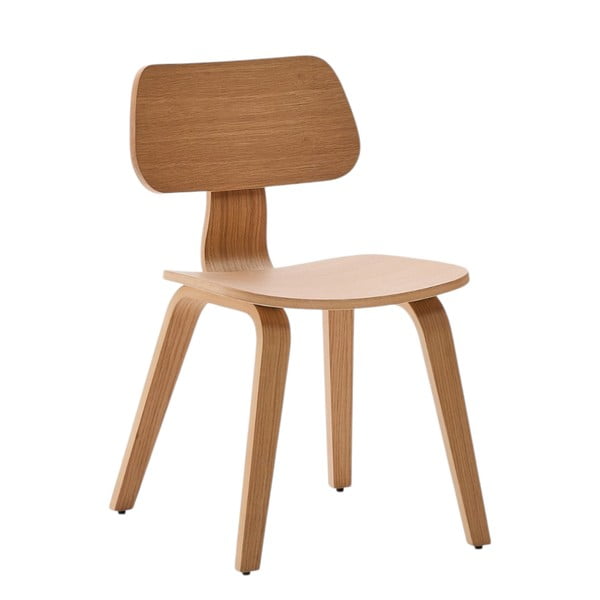 Jedálenská stolička v dekore duba v prírodnej farbe Gena – Kave Home