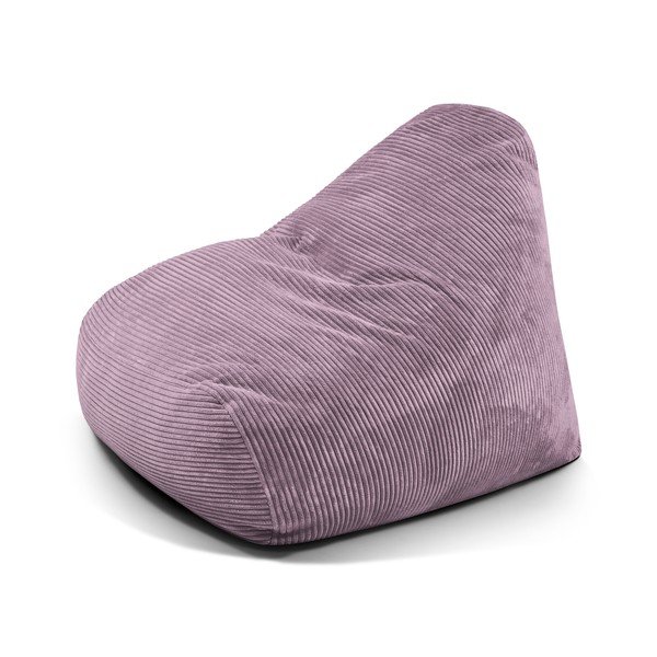 Fialový menčestrový sedací vak Snug 100 – SLOWDOWN