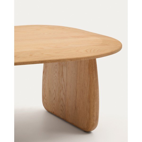 Odkladací stolík z dubového dreva 70x71 cm Pirita – Kave Home-image-4