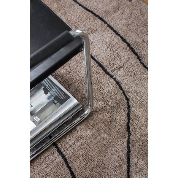 Hnedý prateľný bavlnený koberec 140x200 cm Shadow – Mette Ditmer Denmark-image-2