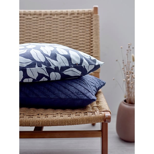 Modrý bavlnený vankúš Södahl Amanda, 40 x 60 cm-image-1