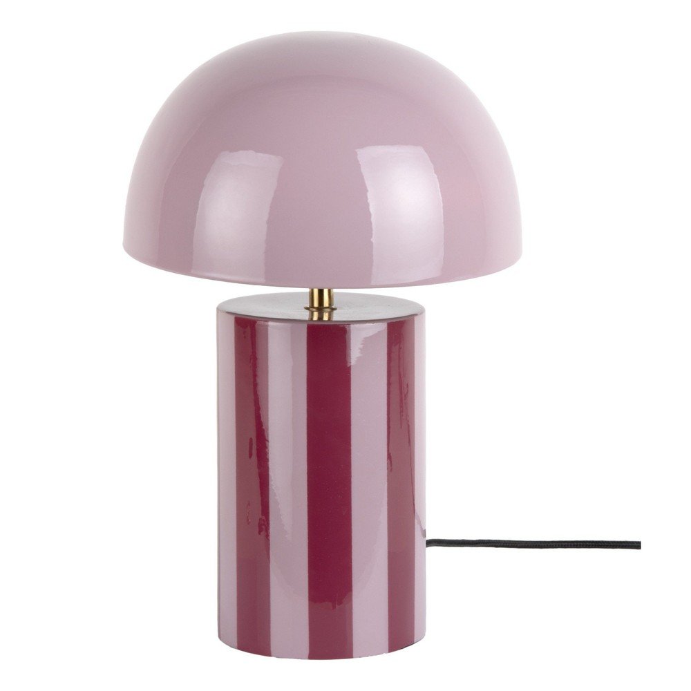 E-shop Fialová kovová stolová lampa (výška 34 cm) Rayado – Leitmotiv