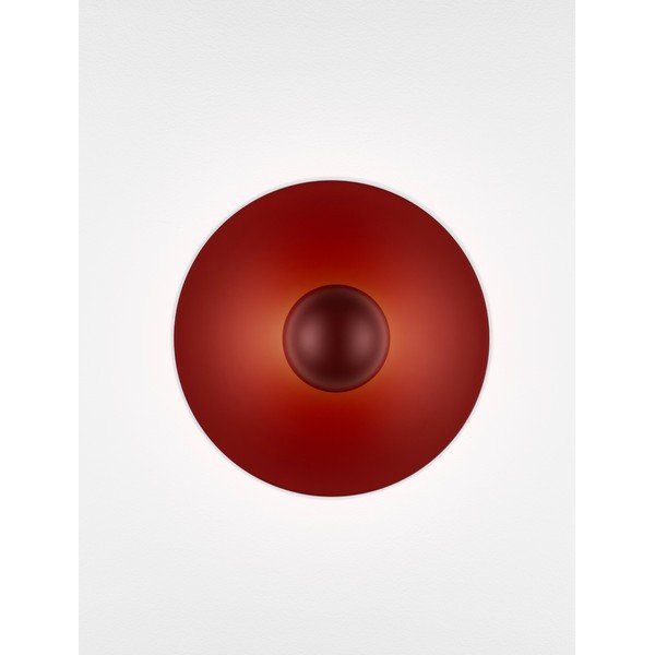 Vínovočervené hliníkové LED nástenné svietidlo Edem – Nova Luce-image-3